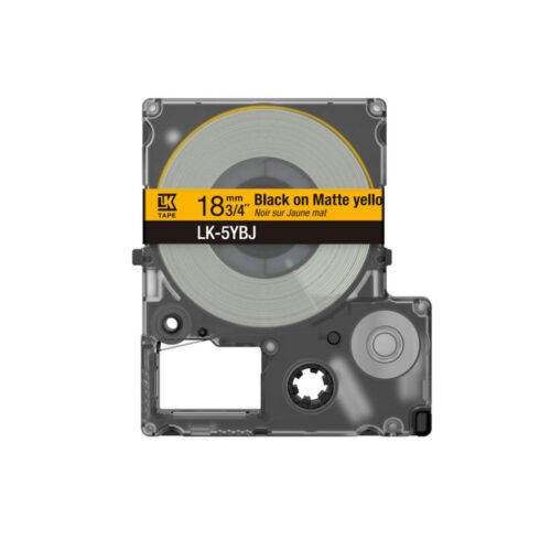 Epson C53S672074 label-making tape Black on yellow