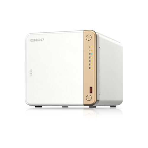 QNAP TS-462-4G NAS/storage server Tower Intel® Celeron® N4505 4 GB DDR4 0 TB QNAP QTS White - Image 8