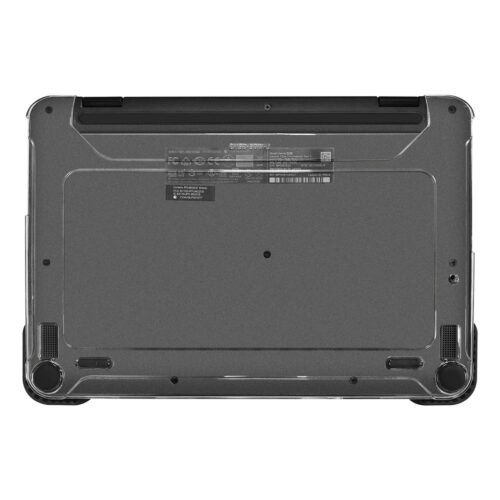 Techair TACHS005 Protective Hard Shell case for Lenovo 100e/100w 3rd Gen Chromebook (2-in-1), 11.6 black/clear - Image 3