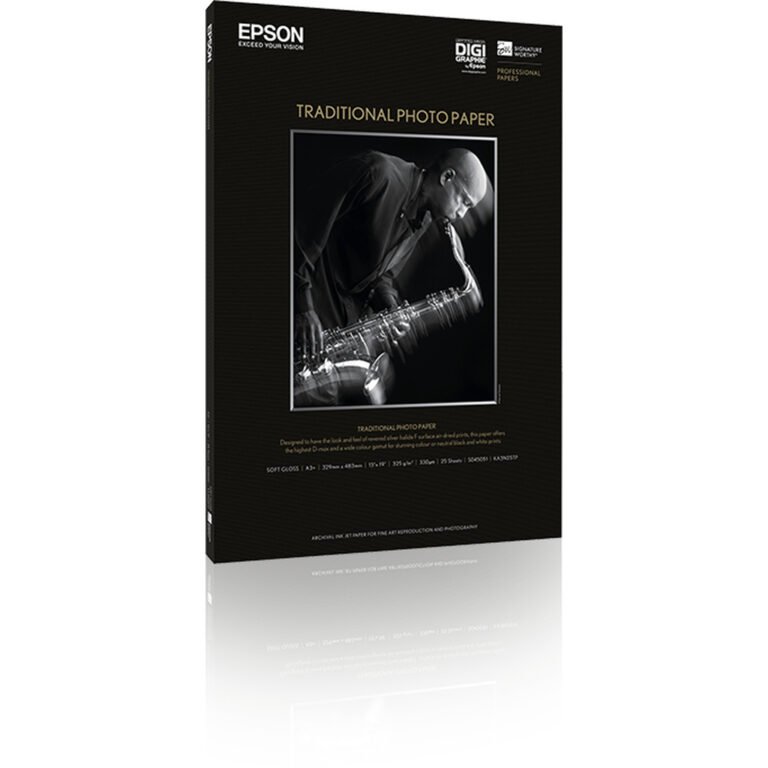 Epson Traditional Photo Paper, DIN A3+, 330g/m², 25 Sheets