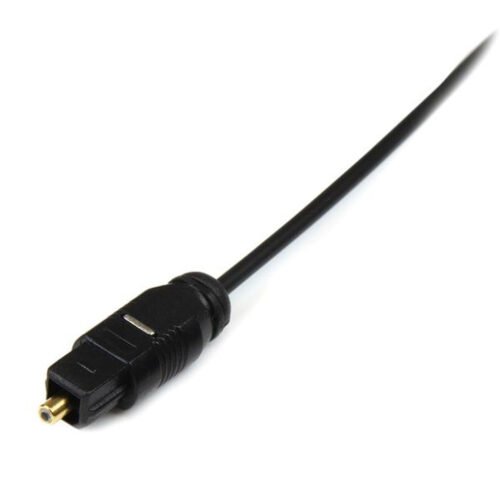 StarTech.com 15 ft Thin Toslink Digital Optical SPDIF Audio Cable - Image 2