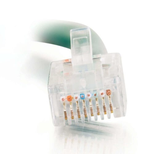 C2G 1m Cat5e Non-Booted Unshielded (UTP) Network Patch Cable - Green - Image 3