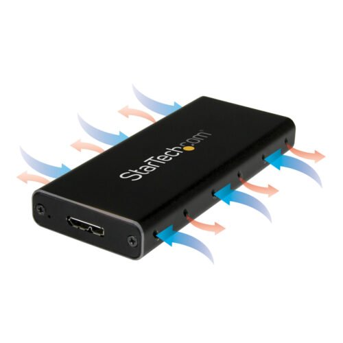 StarTech.com M.2 SSD Enclosure for M.2 SATA SSDs - USB 3.1 (10Gbps) with USB-C Cable - Image 13
