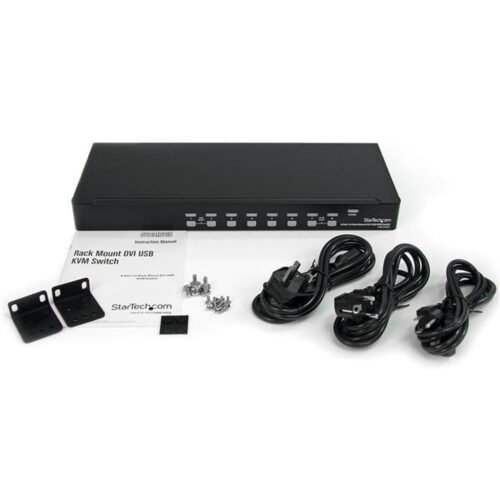 StarTech.com 8 Port 1U Rackmount DVI USB KVM Switch - Image 7