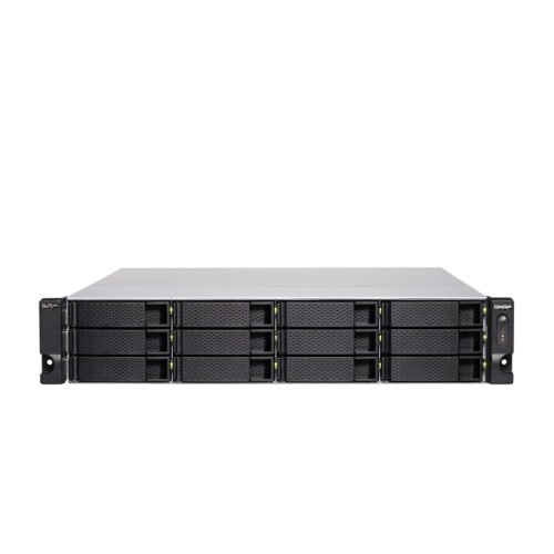 QNAP TS-H1886XU-RP-R2 NAS Rack (3U) Intel® Xeon® D D-1622 32 GB DDR4 0 TB QuTS hero Black, Grey