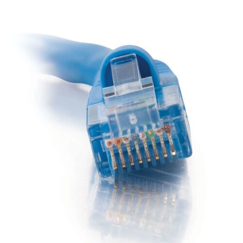 C2G 0.5m Cat5e Booted Unshielded (UTP) Network Patch Cable - Blue - Image 4