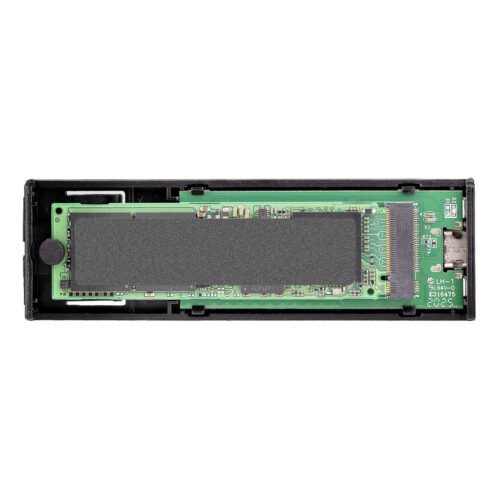 StarTech.com USB-C 10Gbps to M.2 NVMe or M.2 SATA SSD Enclosure - Tool-free External M.2 PCIe/SATA NGFF SSD Aluminum Case - USB - Image 8
