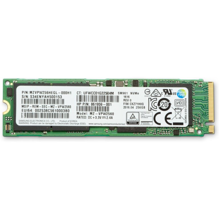 HP Z Turbo Drive 256 GB M.2 PCI Express 3.0 NVMe TLC