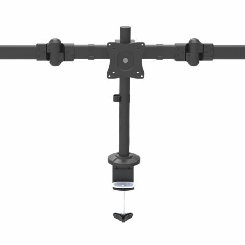 StarTech.com Desk Mount Triple Monitor Arm - Ergonomic VESA 3 Monitor Mount up to 27" - Articulating & Height Adjustable Pole M - Image 2