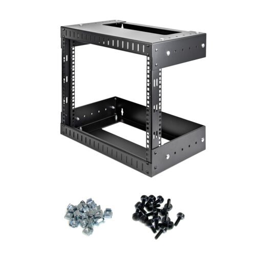 StarTech.com 8U 19" Wall Mount Network Rack - Adjustable Depth 12-20" 2 Post Open Frame Server Room Rack for AV/Data/ IT Commun - Image 6