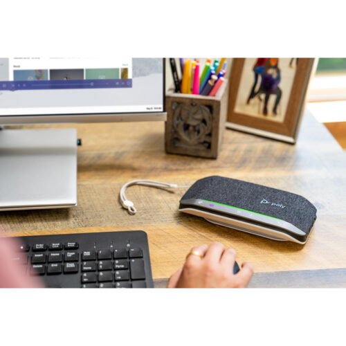 POLY Sync 20+ Microsoft Teams Certified USB-C Speakerphone - Image 4