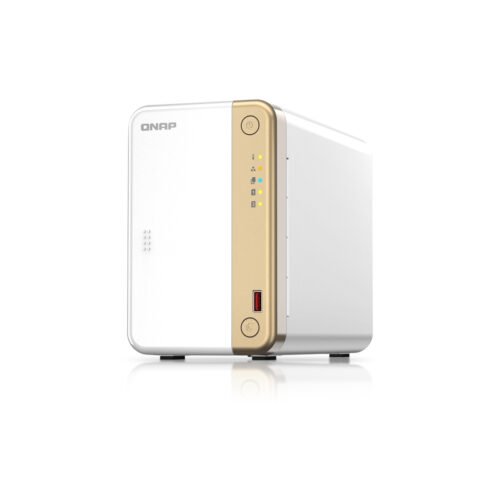 QNAP TS-262 NAS Tower Intel® Celeron® N4505 4 GB 0 TB QNAP QTS Gold, White - Image 11