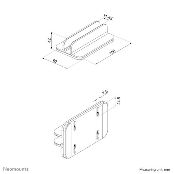 Neomounts NSLS300 Laptop holder 11-17" - universal - Image 9