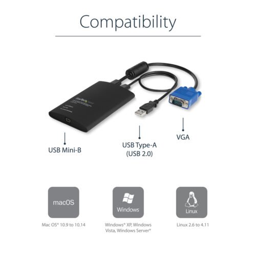 StarTech.com USB Crash Cart Adapter with File Transfer & Video Capture - Image 9