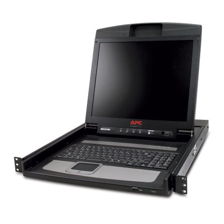 APC AP5717F rack console 43.2 cm (17") Black