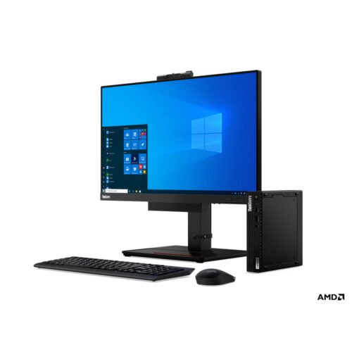 Lenovo ThinkCentre M75q Gen 2 AMD Ryzen™ 5 5600GE 8 GB DDR4-SDRAM 256 GB SSD Windows 11 Pro Mini PC Black