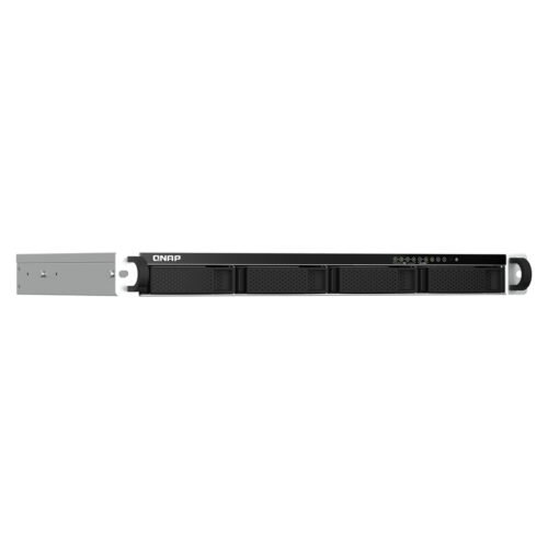 QNAP TS-464eU NAS Rack (1U) Intel® Celeron® N5095 8 GB DDR4 0 TB QNAP Turbo System Aluminium, Black - Image 3