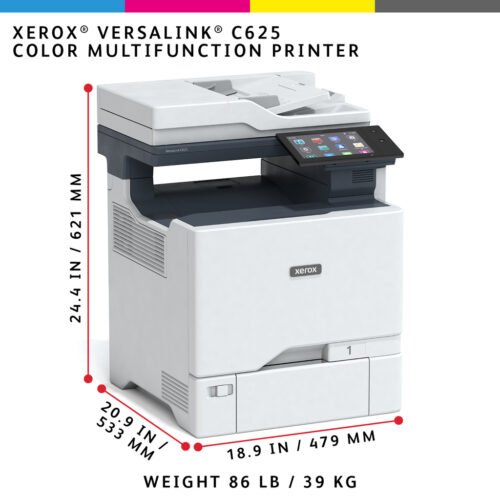 Xerox VersaLink C625 A4 50ppm Duplex Copy/Print/Scan/Fax PS3 PCL5e/6 2 Trays 650 Sheets - Image 35