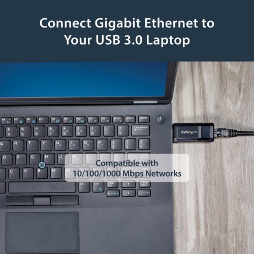 StarTech.com USB 3.0 to Gigabit Ethernet NIC Network Adapter – 10/100/1000 Mbps - Image 8