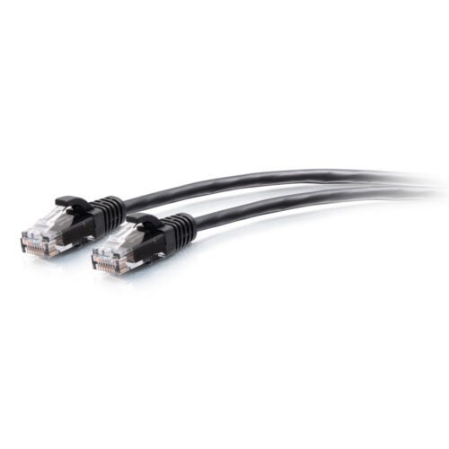 C2G 1.2m Cat6a Snagless Unshielded (UTP) Slim Ethernet Patch Cable - Black