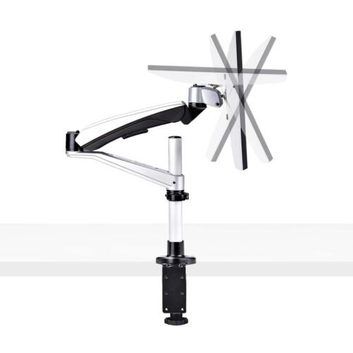 StarTech.com Monitor Desk Mount For 27in 16:9 or 30in 21:9 Ultrawide Screens, VESA 75x75/100x100, Tool-Less Arm Adjustments, C- - Image 5