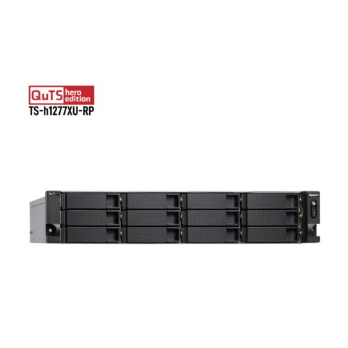 QNAP TS-h1277XU-RP NAS Rack (2U) AMD Ryzen™ 7 3700X 32 GB DDR4 0 TB QNAP QTS Black, Grey - Image 4