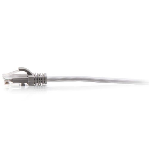 C2G 3.7m Cat6a Snagless Unshielded (UTP) Slim Ethernet Patch Cable - Grey - Image 2
