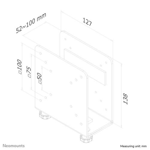 Neomounts THINCLIENT-20 Mini PC holder - max 7 kg - universal - Image 11