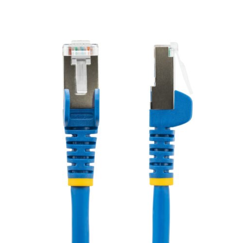 StarTech.com 7m CAT6a Ethernet Cable - Blue - Low Smoke Zero Halogen (LSZH) - 10GbE 500MHz 100W PoE++ Snagless RJ-45 w/Strain R - Image 2