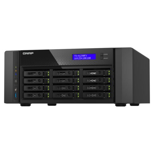 QNAP TS-h1290FX NAS Tower EPYC 7232P 64 GB DDR4 0 TB QuTS hero Black - Image 4