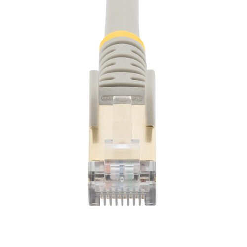 StarTech.com 1m CAT6a Ethernet Cable - 10 Gigabit Shielded Snagless RJ45 100W PoE Patch Cord - 10GbE STP Network Cable w/Strain - Image 3