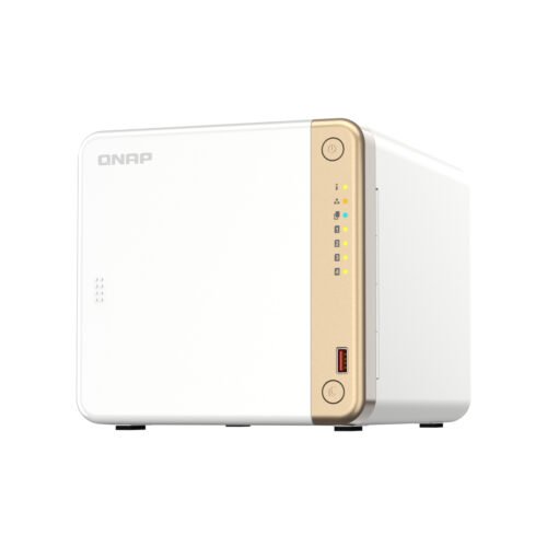 QNAP TS-462-4G NAS/storage server Tower Intel® Celeron® N4505 4 GB DDR4 0 TB QNAP QTS White - Image 7