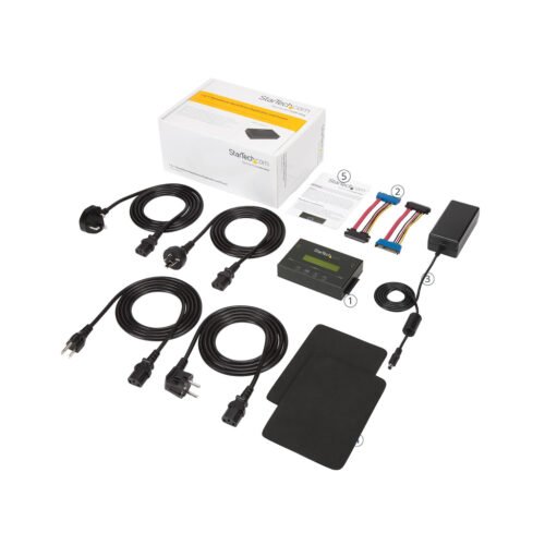 StarTech.com 1:1 Standalone Hard Drive Duplicator & Eraser, SATA HDD/SSD Disk Cloner & Eraser, LCD display, TAA Compliant, OS I - Image 8