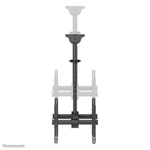 Neomounts NM-C440DBLACK Dual monitor/TV mount ceiling 32-60" - h 56-91 cm - Image 6