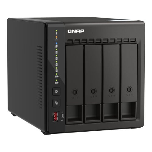 QNAP TS-453E NAS Tower Intel® Celeron® J6412 8 GB 0 TB QNAP QTS Black - Image 4