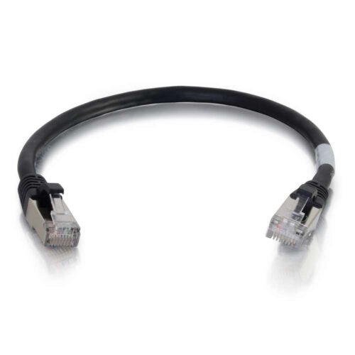 C2G 2m Cat6a Booted Shielded (SSTP) Network Patch Cable - Black - Image 2