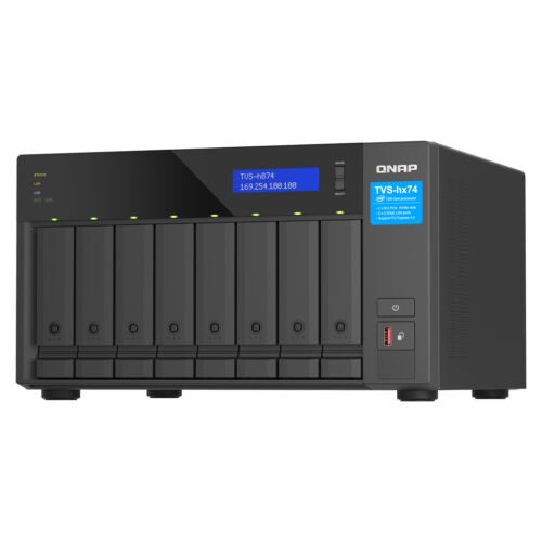 QNAP TVS-h874 NAS Tower Intel® Core™ i5 i5-12400 32 GB DDR4 0 TB QuTS hero Black - Image 6