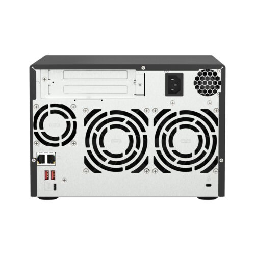 QNAP TS-673A NAS Tower Ryzen Embedded V1500B 8 GB DDR4 0 TB QNAP Turbo System Black - Image 6