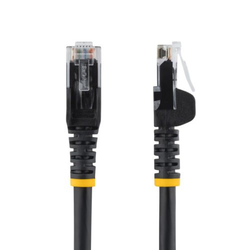 StarTech.com Cat5e Ethernet Patch Cable with Snagless RJ45 Connectors - 10 m, Black - Image 2