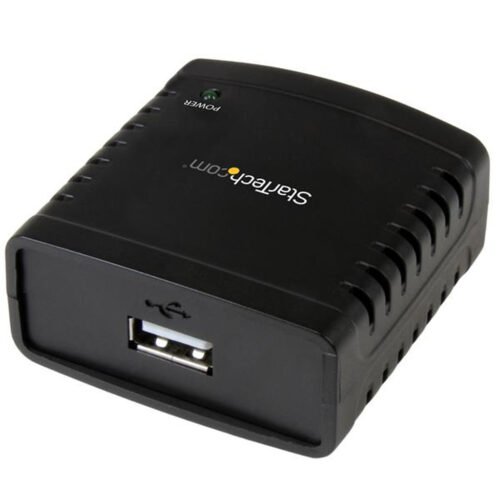 StarTech.com 10/100Mbps Ethernet to USB 2.0 Network LPR Print Server - Image 2