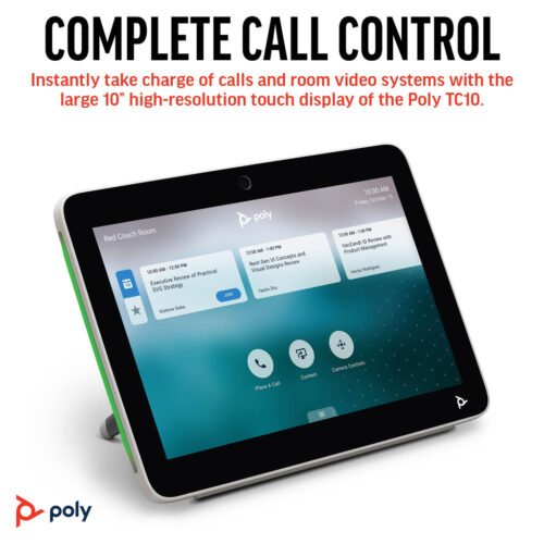 POLY Studio X52 All-In-One Video Bar with TC10 Controller Kit - Image 9
