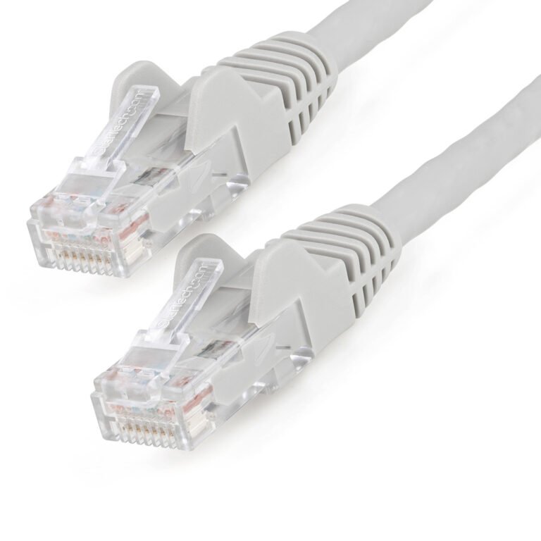 StarTech.com 1m CAT6 Ethernet Cable - LSZH (Low Smoke Zero Halogen) - 10 Gigabit 650MHz 100W PoE RJ45 10GbE UTP Network Patch C