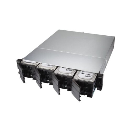 QNAP TL-R1200C-RP storage drive enclosure HDD/SSD enclosure Black, Grey 2.5/3.5" - Image 12