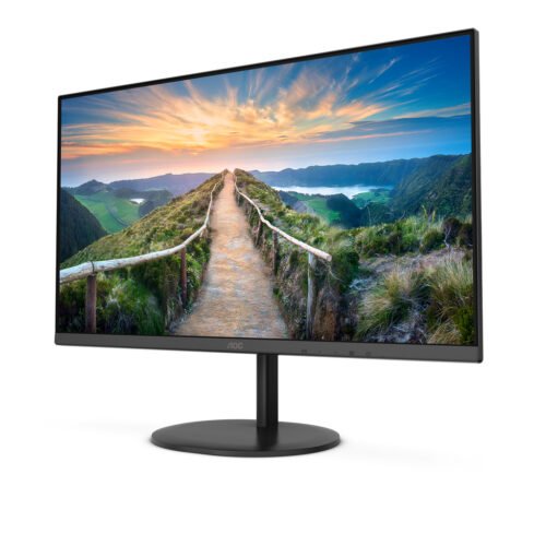 AOC V4 Q24V4EA LED display 60.5 cm (23.8") 2560 x 1440 pixels 2K Ultra HD Black - Image 7