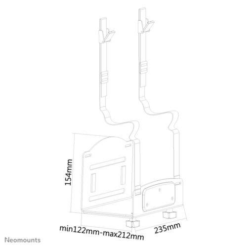 Neomounts CPU-W100BLACK CPU holder - max 10 kg - universal - Image 5