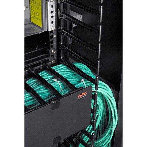 APC NetShelter SX, Networking Rack Enclosure, 42U, Black, 1991H x 750W x 1070D mm with Casters, Feet, Vertical Cable Managers, - Image 11