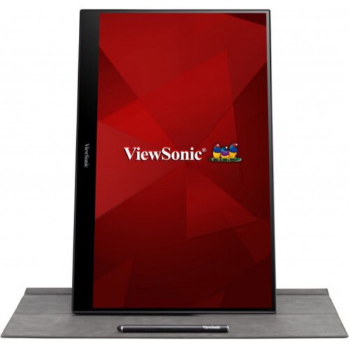Viewsonic TD1655 computer monitor 39.6 cm (15.6") 1920 x 1080 pixels Full HD LED Touchscreen Multi-user Black, Silver - Image 2