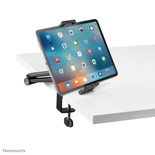 Neomounts DS15-545BL1 Tablet holder desk clamp 4.7-12.9" - universal - full motion - Image 4