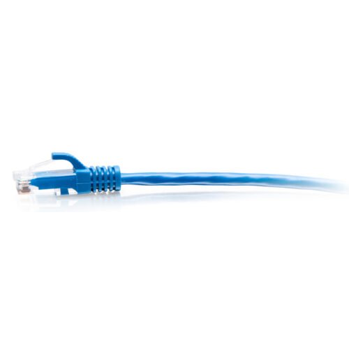 C2G 7.6m Cat6a Snagless Unshielded (UTP) Slim Ethernet Patch Cable - Blue - Image 2