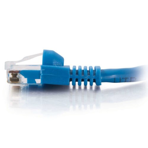 C2G 0.5m Cat5e Booted Unshielded (UTP) Network Patch Cable - Blue - Image 2